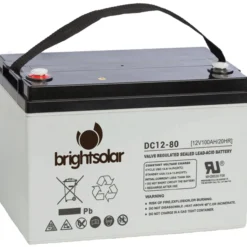 AGM caravan akku BrightSolar DC12-80Ah huoltovapaa