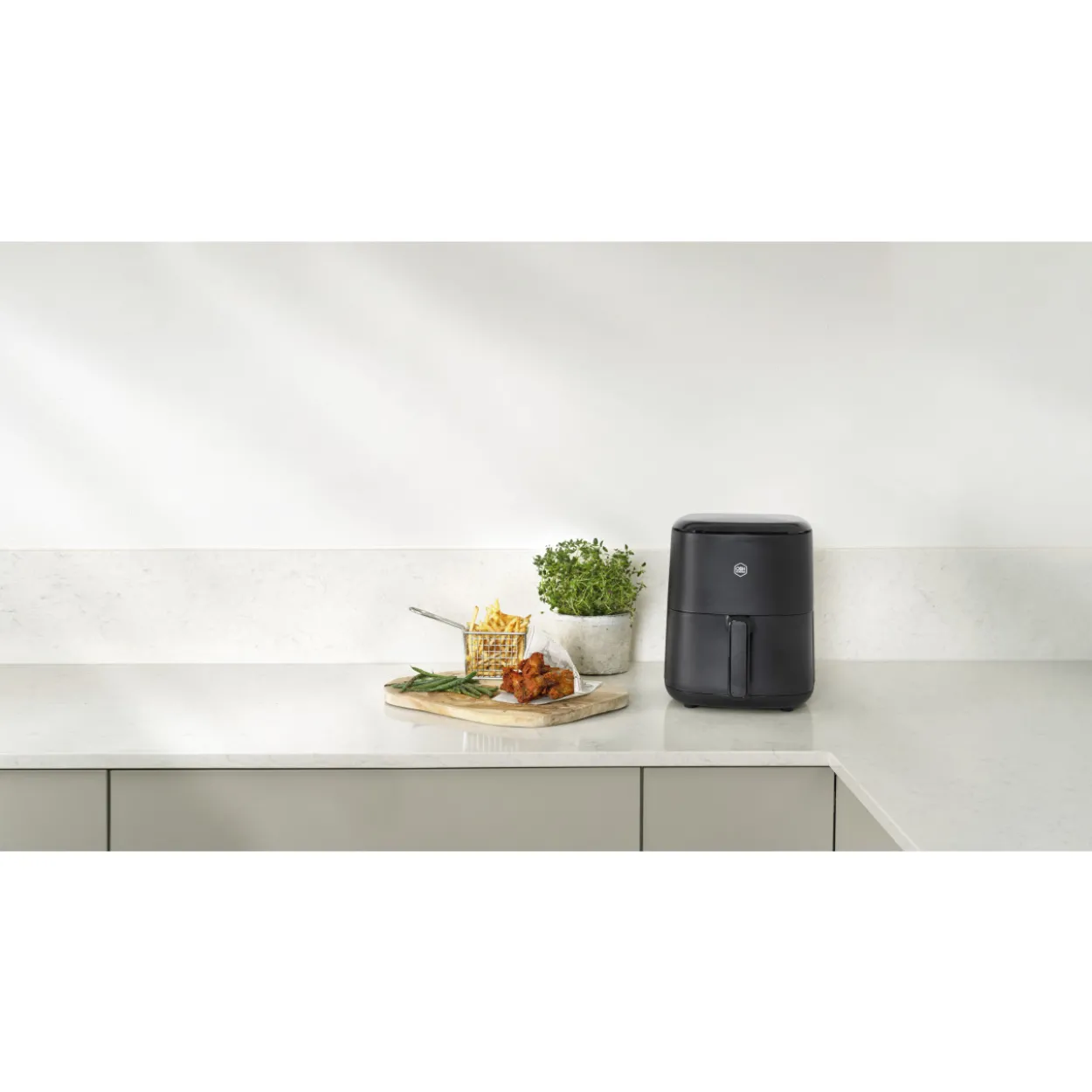 Air fryer OBH Nordica AG1458S0 Easy Fry Compact, digitaalinen, 3 l, musta