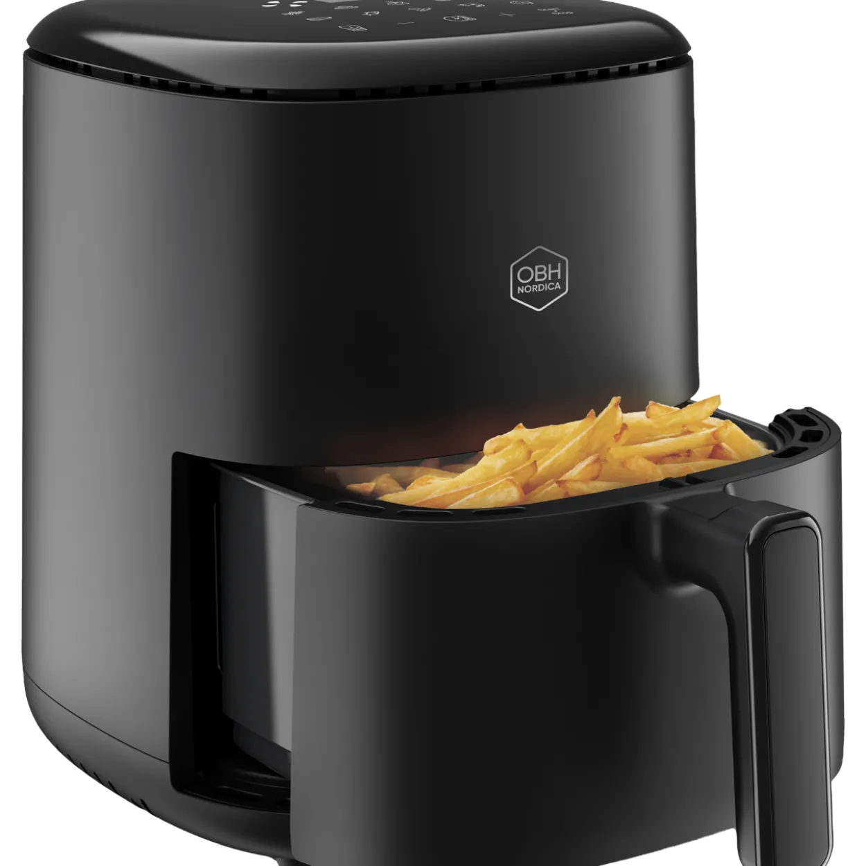 Air fryer OBH Nordica AG1458S0 Easy Fry Compact, digitaalinen, 3 l, musta