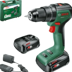 Akkuiskuporakone Bosch UniversalImpact 18V-60 2x2,0Ah