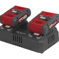 Akku+laturisetti Brücke CLICK+ Dual 2x4Ah 18V