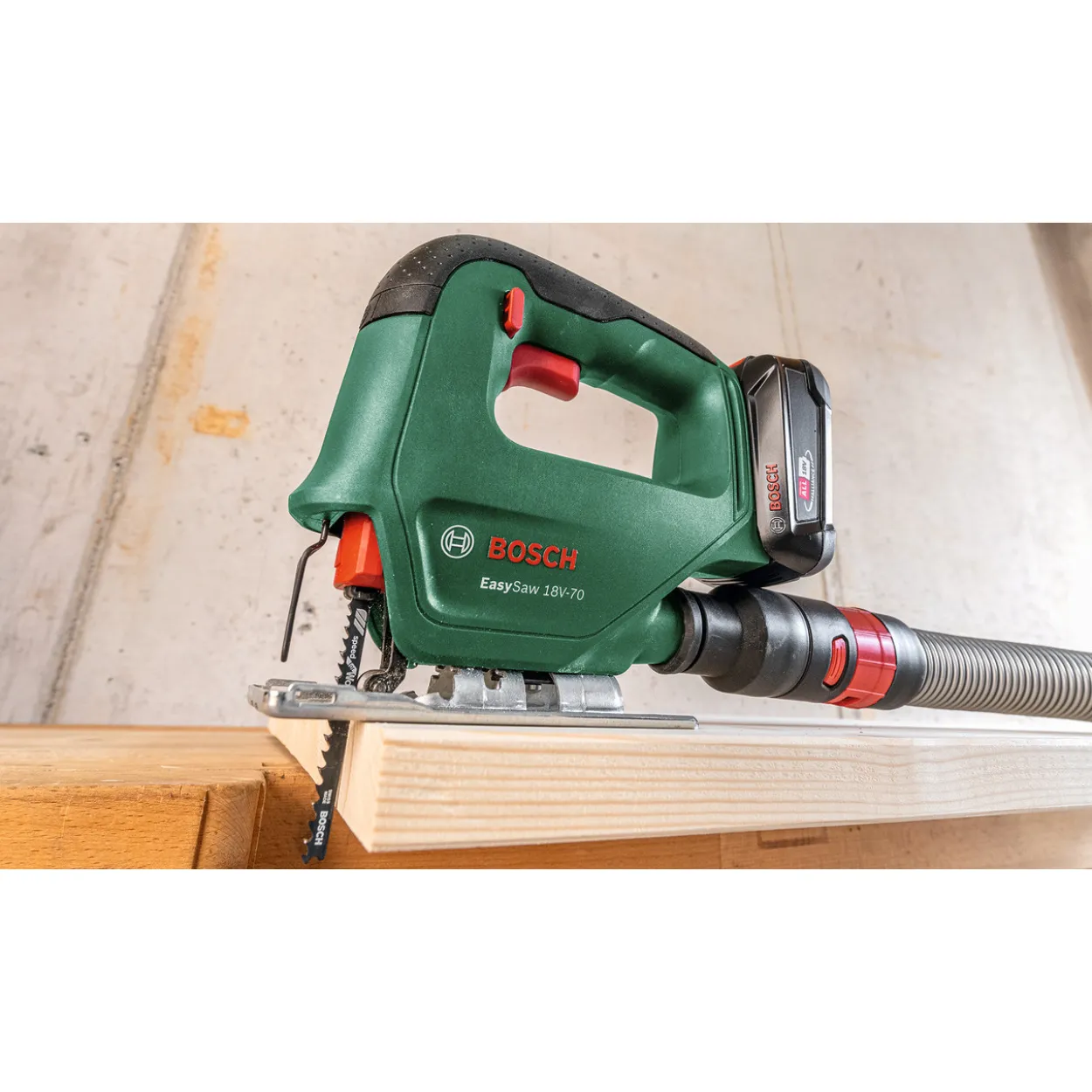 Akkupistosaha Bosch EasySaw 18V-70 Solo