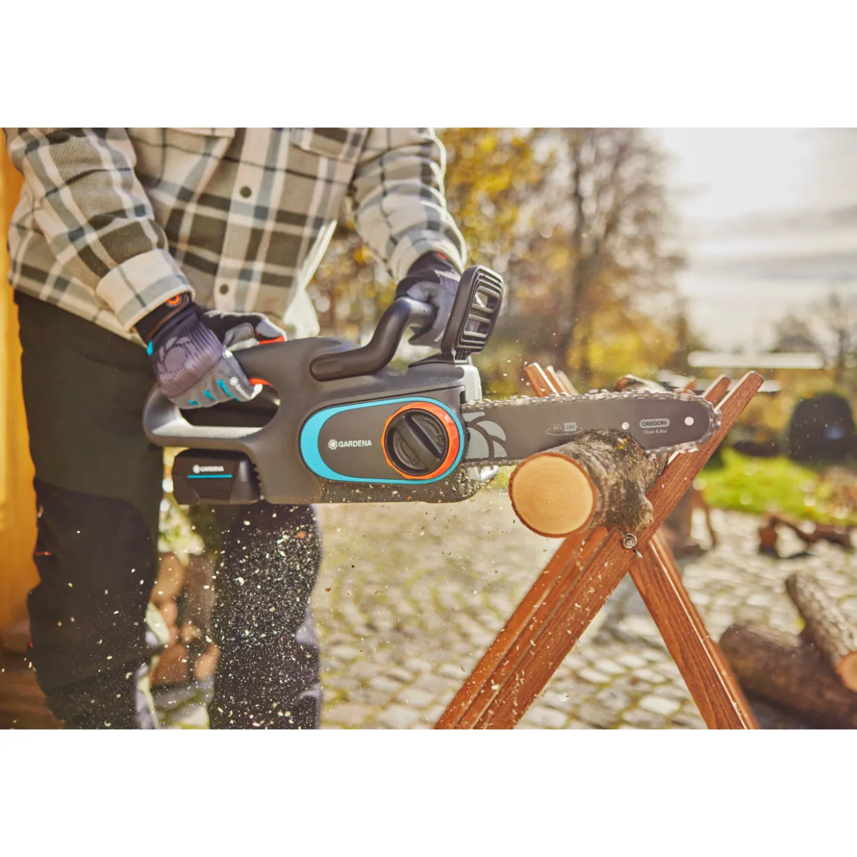 Akkusaha Gardena PowerSaw 250/18V P4A SET