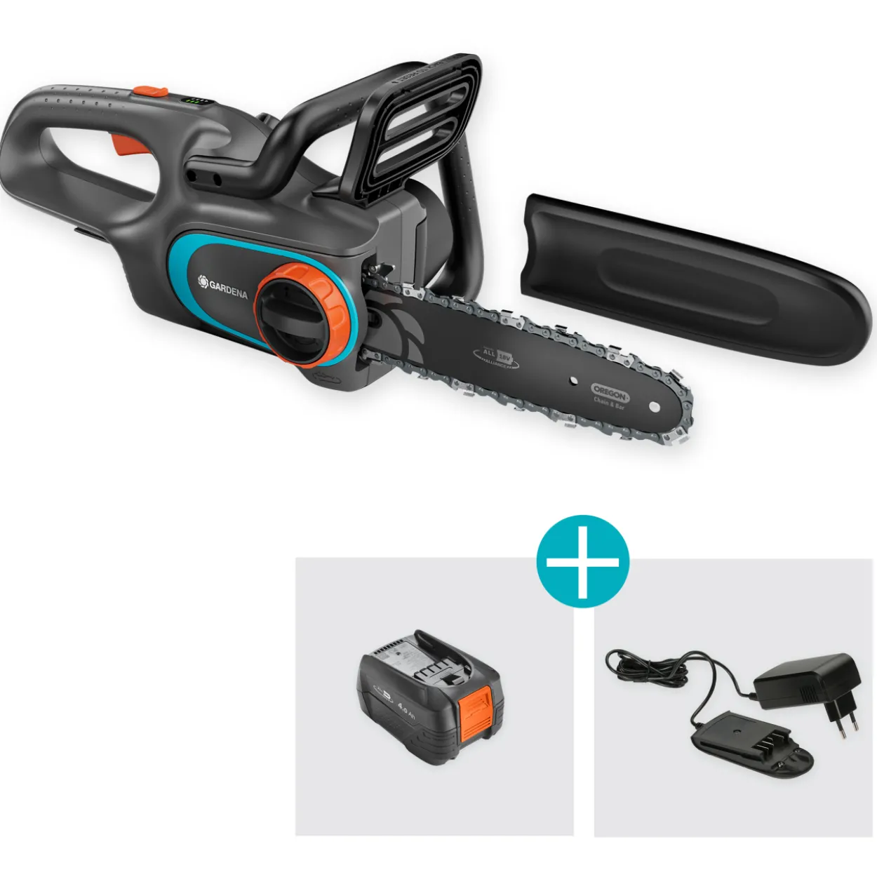 Akkusaha Gardena PowerSaw 250/18V P4A SET