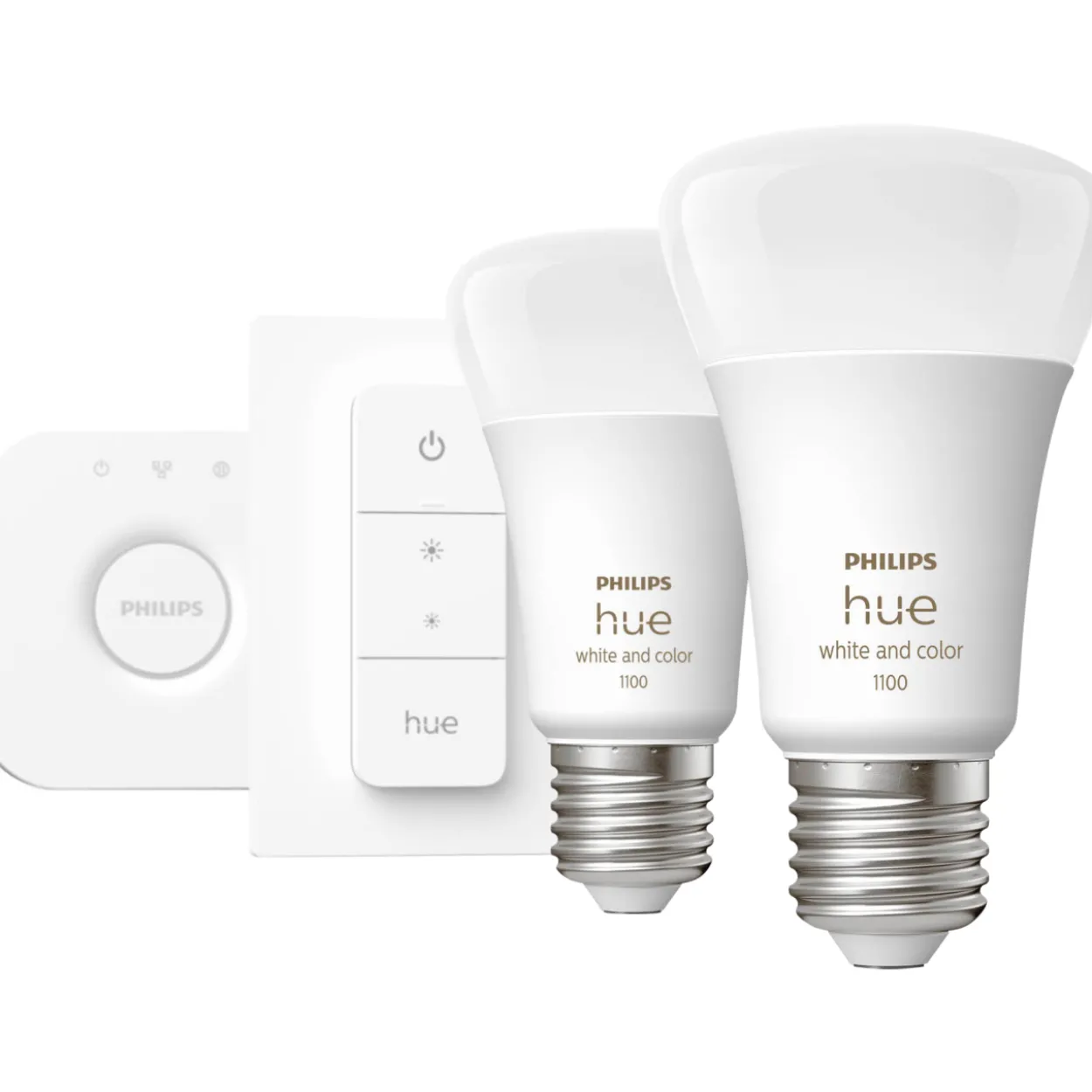 Aloituspakkaus Philips Hue White and Color Ambiance 9W A60 E27 2-set
