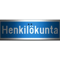 Alumiinikyltti Sekure 50 x 16 cm Henkilökunta