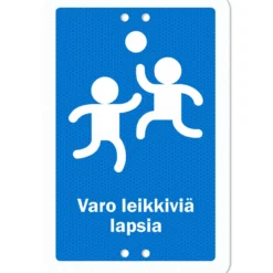 Alumiinikyltti Sekure 20 x 30 cm Varo lapsia