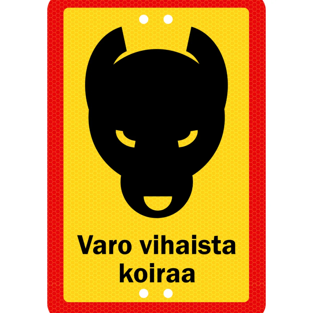Alumiinikyltti Sekure 20 x 30 cm Varo vihaista koiraa