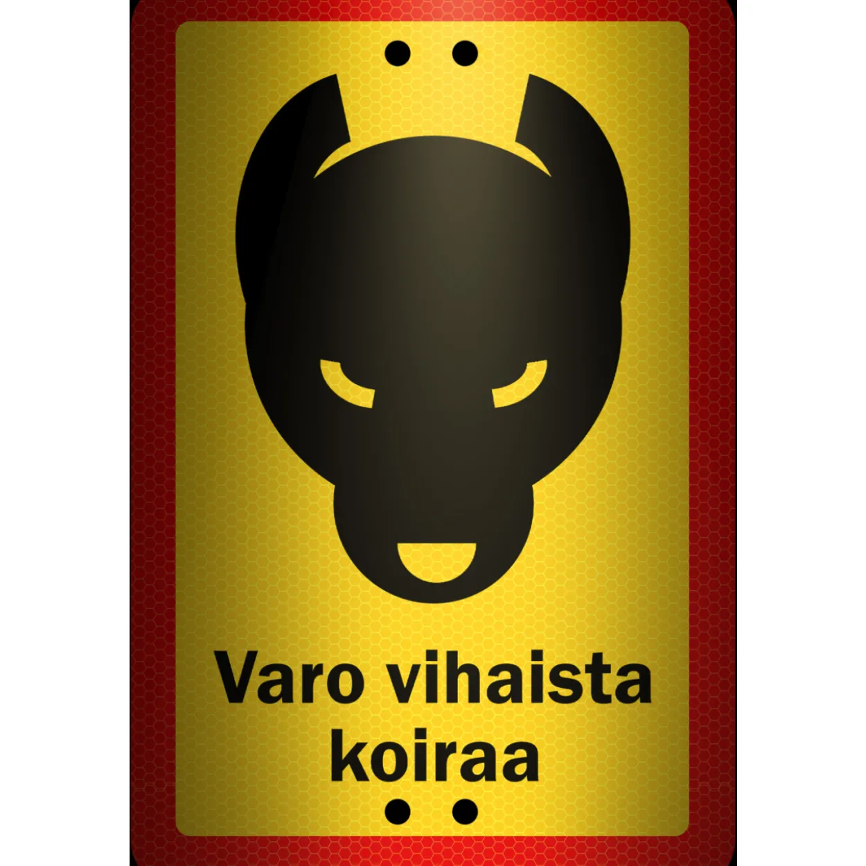 Alumiinikyltti Sekure 20 x 30 cm Varo vihaista koiraa