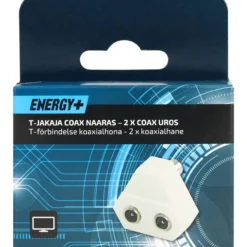 Antenniadapteri Energy+ Coax naaras - 2 x Coax uros