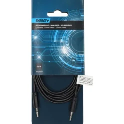 Audiokaapeli Energy+ 3,5 mm uros - 3,5 mm uros Aux, 3 m