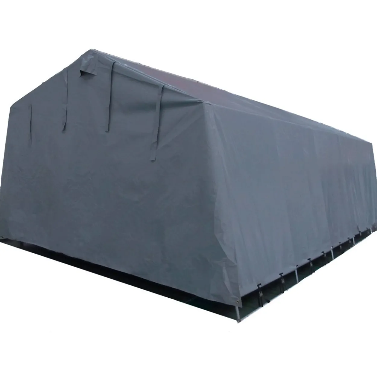 Autoteltta Prohall 3,4 x 7 x 2,2 m, harmaa