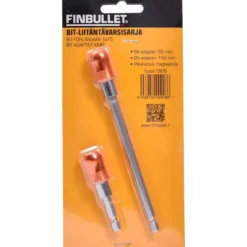BIT-liitäntävarsisarja Finbullet 1/4" 150 & 65 mm