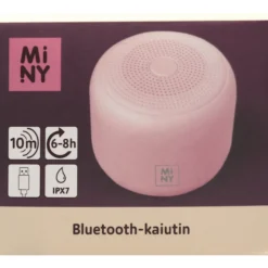 Bluetooth-kaiutin Miny, vaaleanpunainen