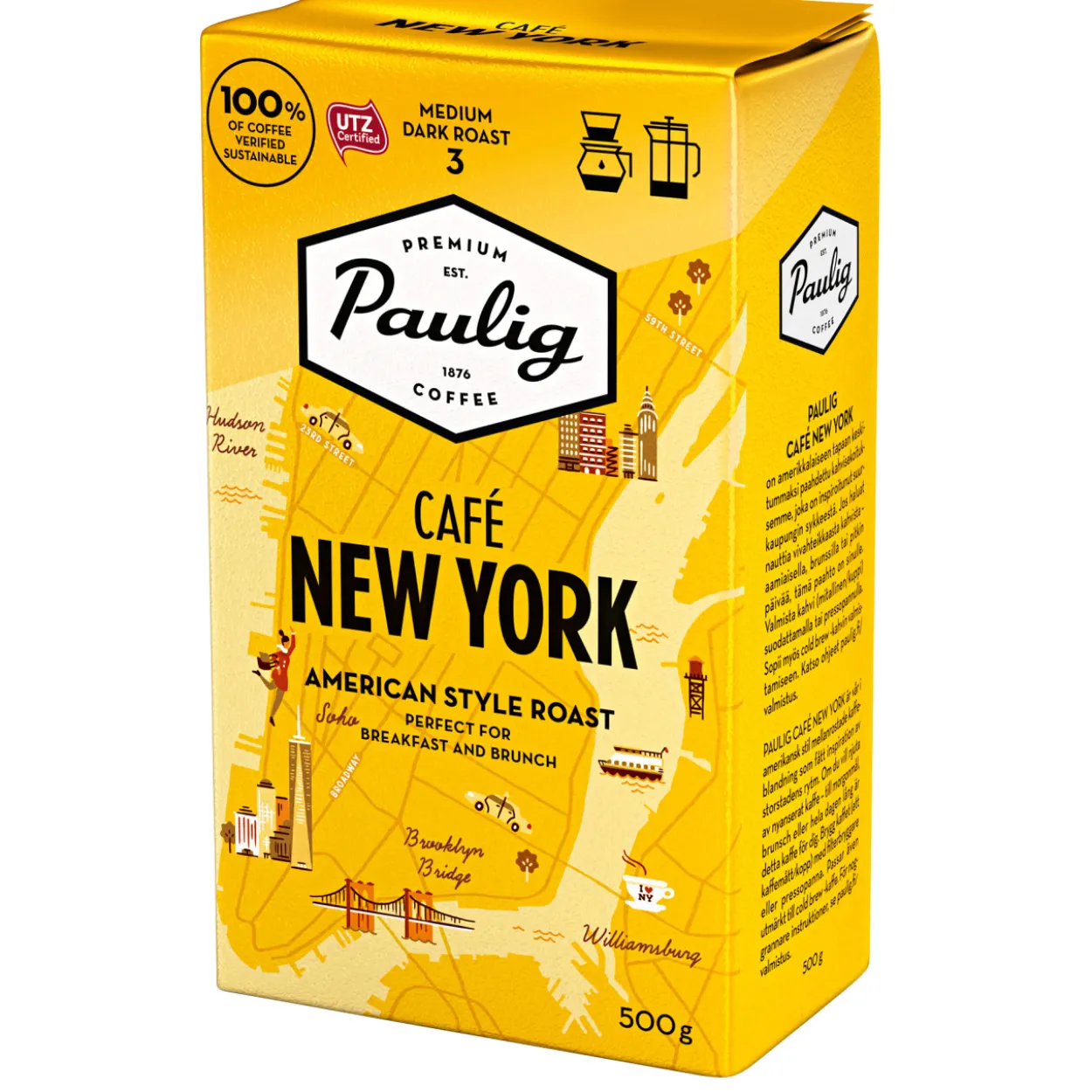 Café New York 500 g hienojauhettu kahvi