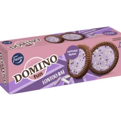 Domino-keksi Fazer 120 g Fun Lontoon rae
