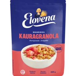 Elovena Kauragranola 350 g mansikka