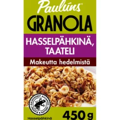 Granola 450 g hasselpähkinä ja taateli