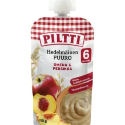 Hedelmäinen puuro Piltti 110 g Omena-persikka 6 kk