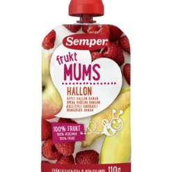 Hedelmäsose Semper 110 g Fruktmums Vadelma 6 kk