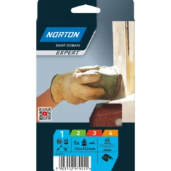 Hiomakolmio Norton Expert 102x152mm P40 5 kpl