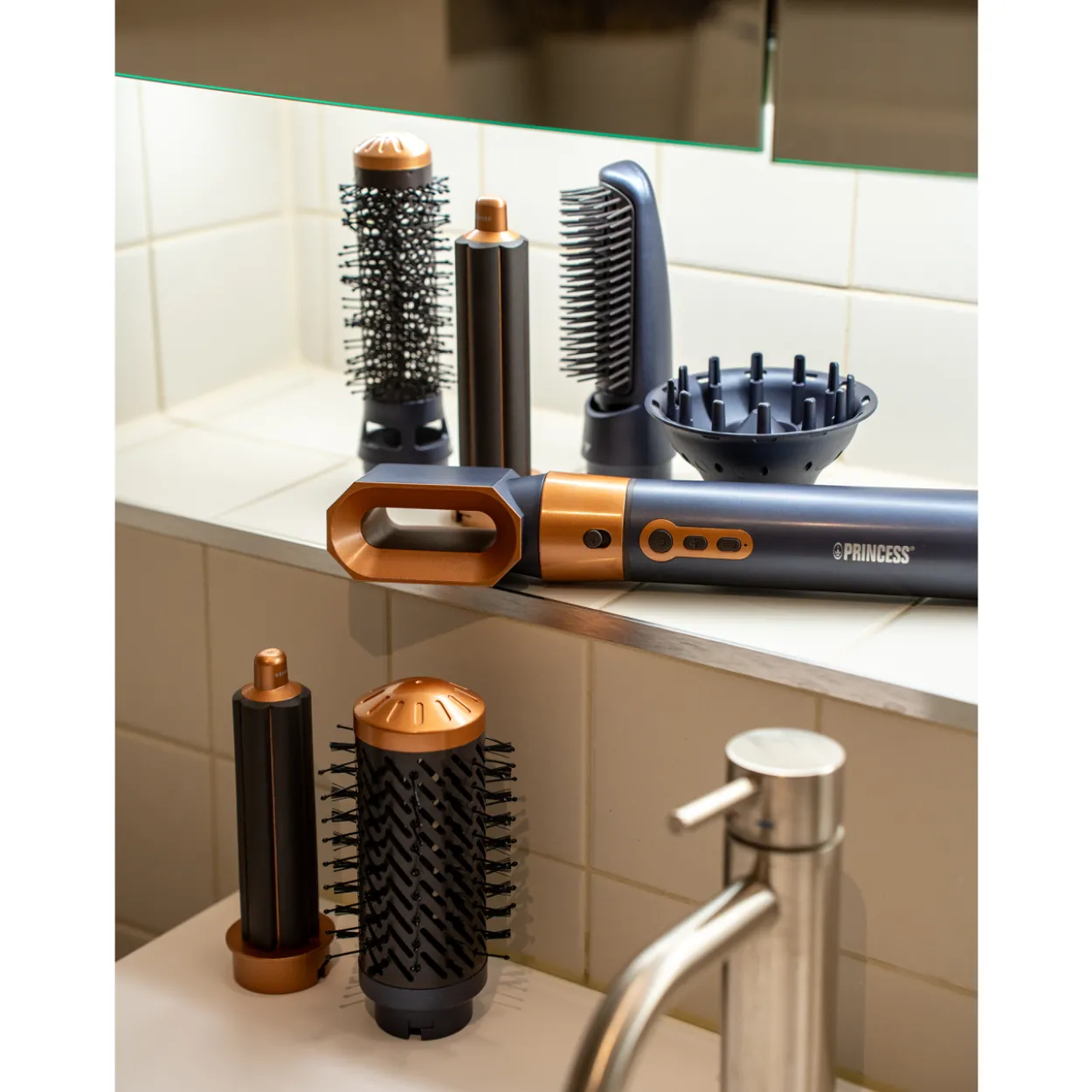 Hiustenmuotoilija Princess Airstyler 7-in-1