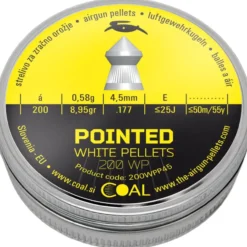 Ilma-aseen luoti Coal Pointed 4,5 mm, terävä kärki, 200 kpl