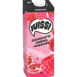 Juissi Marli 1 l Sokeriton Granaattiomena-vadelma