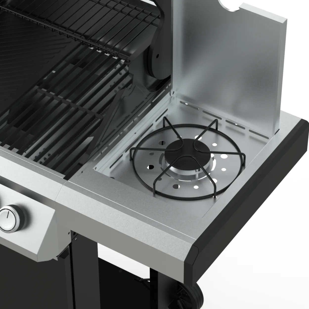 Kaasugrilli BBQ King Basic Series, 3 + 1 poltinta