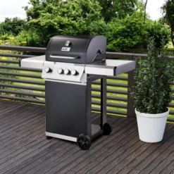 Kaasugrilli BBQ King Basic Series, 3 + 1 poltinta