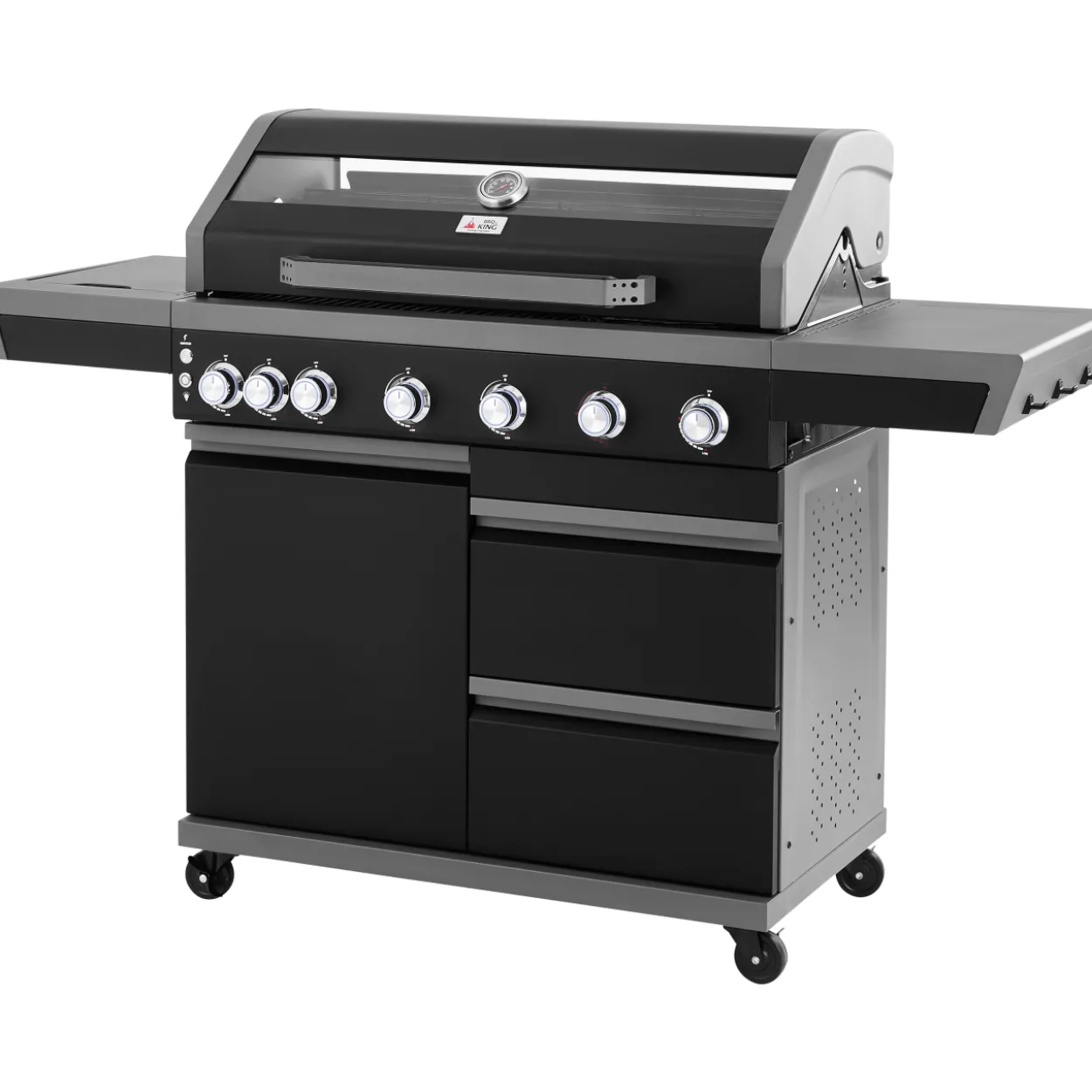 Kaasugrilli BBQ King Supreme XL 6+1 AG
