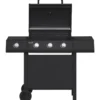 Kaasugrilli Mustang Kingsville 3+1 Black