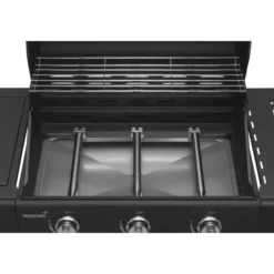 Kaasugrilli Mustang Kingsville 3+1 Black