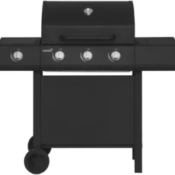 Kaasugrilli Mustang Kingsville 3+1 Black