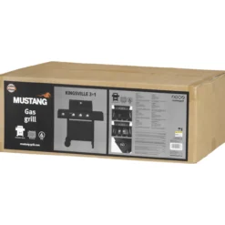 Kaasugrilli Mustang Kingsville 3+1 Black