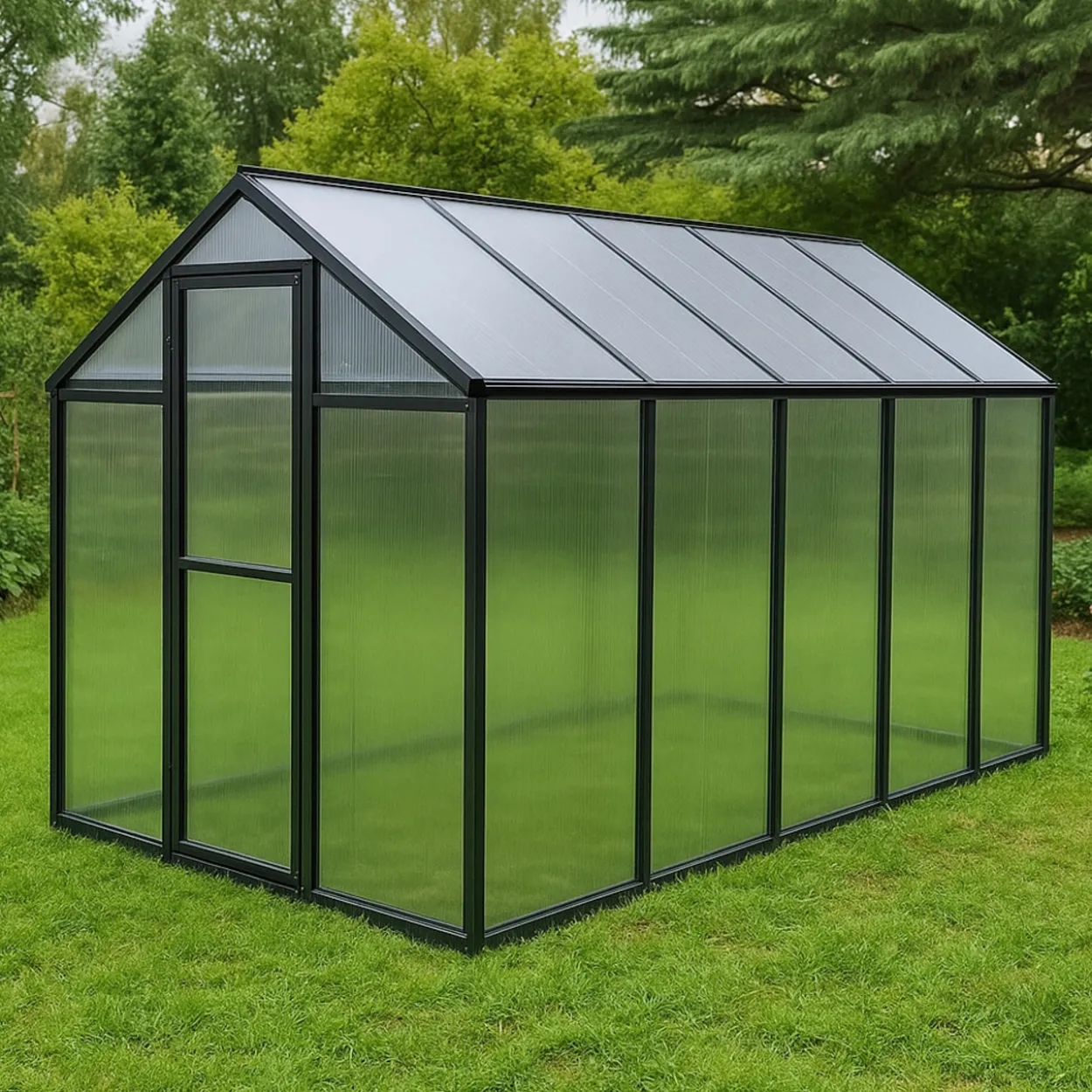Kasvihuone Green Land Solid 5,7 m2