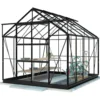 Kasvihuone Lykke Hybrid 8,2m2, musta