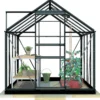 Kasvihuone Lykke Hybrid 5m2, musta