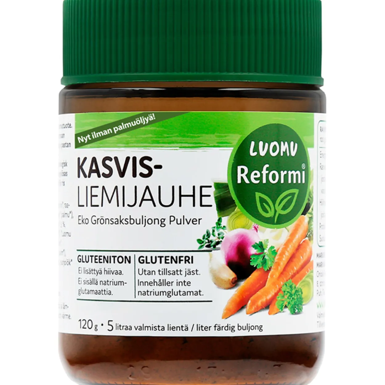 Kasvisliemijauhe luomu 120 g