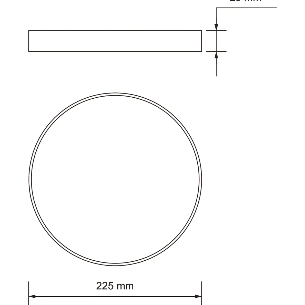 Kattovalaisin Airam Aias 225 17 W 2000 lm IP20 CCT