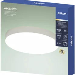 Kattovalaisin Airam Aias 225 17 W 2000 lm IP20 CCT