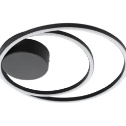 Kattovalaisin EGLO Ruotale led 36W Ø45cm musta/valkoinen