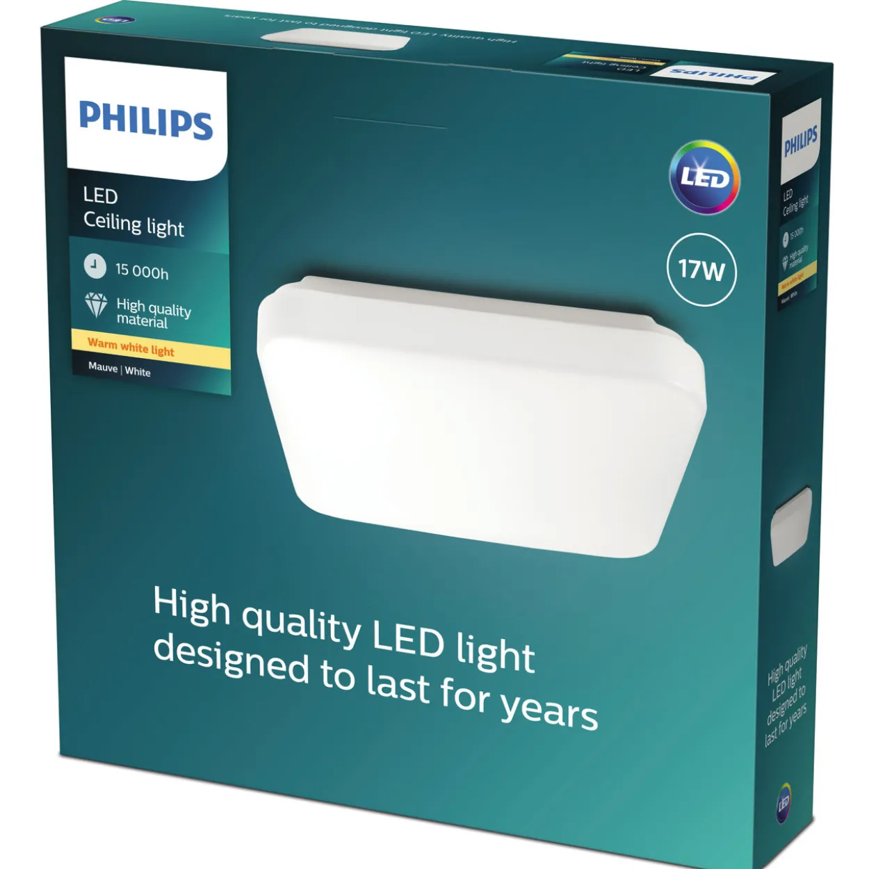 Kattovalaisin Philips Mauve 2700K 17W