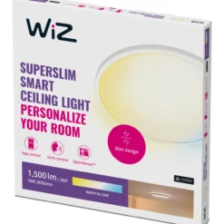 Kattovalaisin WiZ SuperSlim 16 W RD 27-65K TW, valkoinen