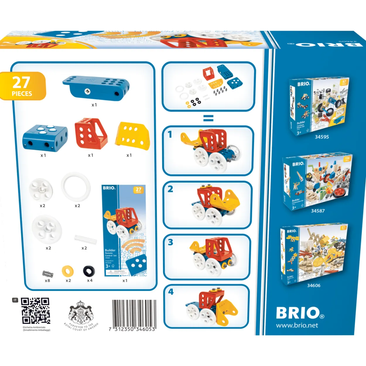 Kauko-ohjainsetti Brio Builder 34605