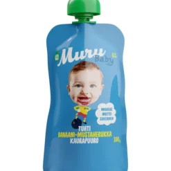 Kaurapuuro Muru Baby 100 g banaani-mustaherukka luomu 6 kk