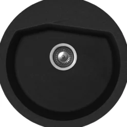 Keittiöallas Aqualine Ø 516 mm X-Granit grafiitinmusta