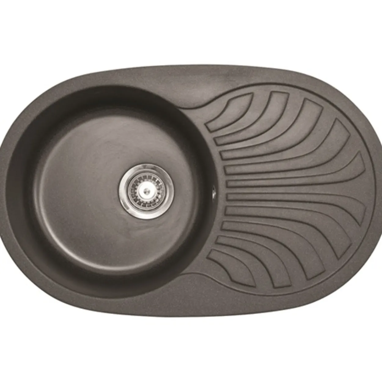 Keittiöallas Aqualine 780 x 500 mm X-Granit grafiitinmusta