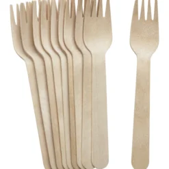 Kertakäyttöhaarukka Kotikulta 16 cm 10 kpl puinen