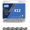 Ketju KMC 11v X11R harmaa, 118L